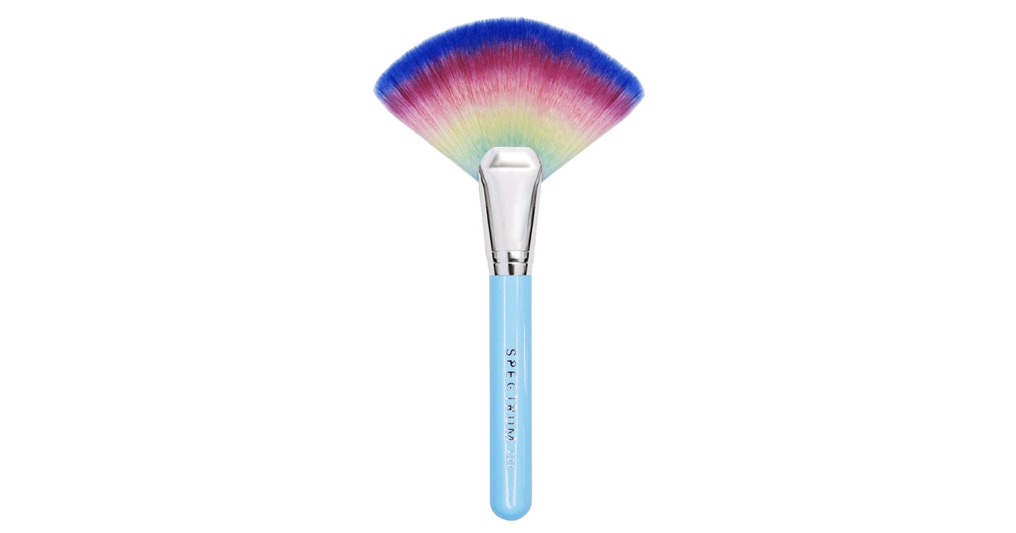 Rainbow Fan Brush Highlighting Spectrum Collections