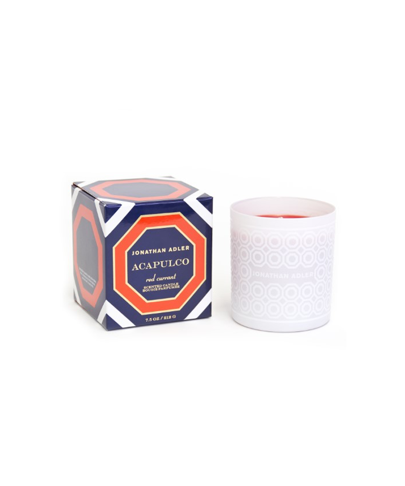 Jonathan Adler + Jonathan Adler Jet Set Acapulco Red Currant Candle