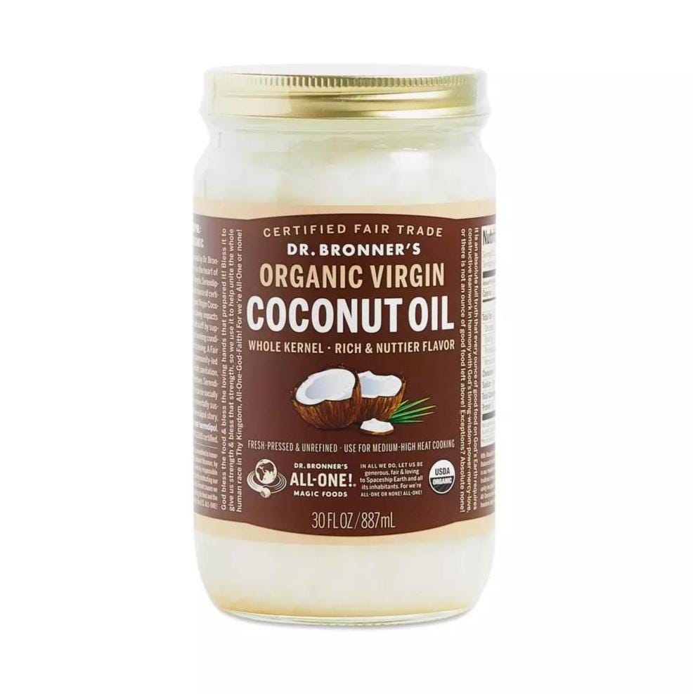 Dr. Bronner’s + Organic Virgin Coconut Oil