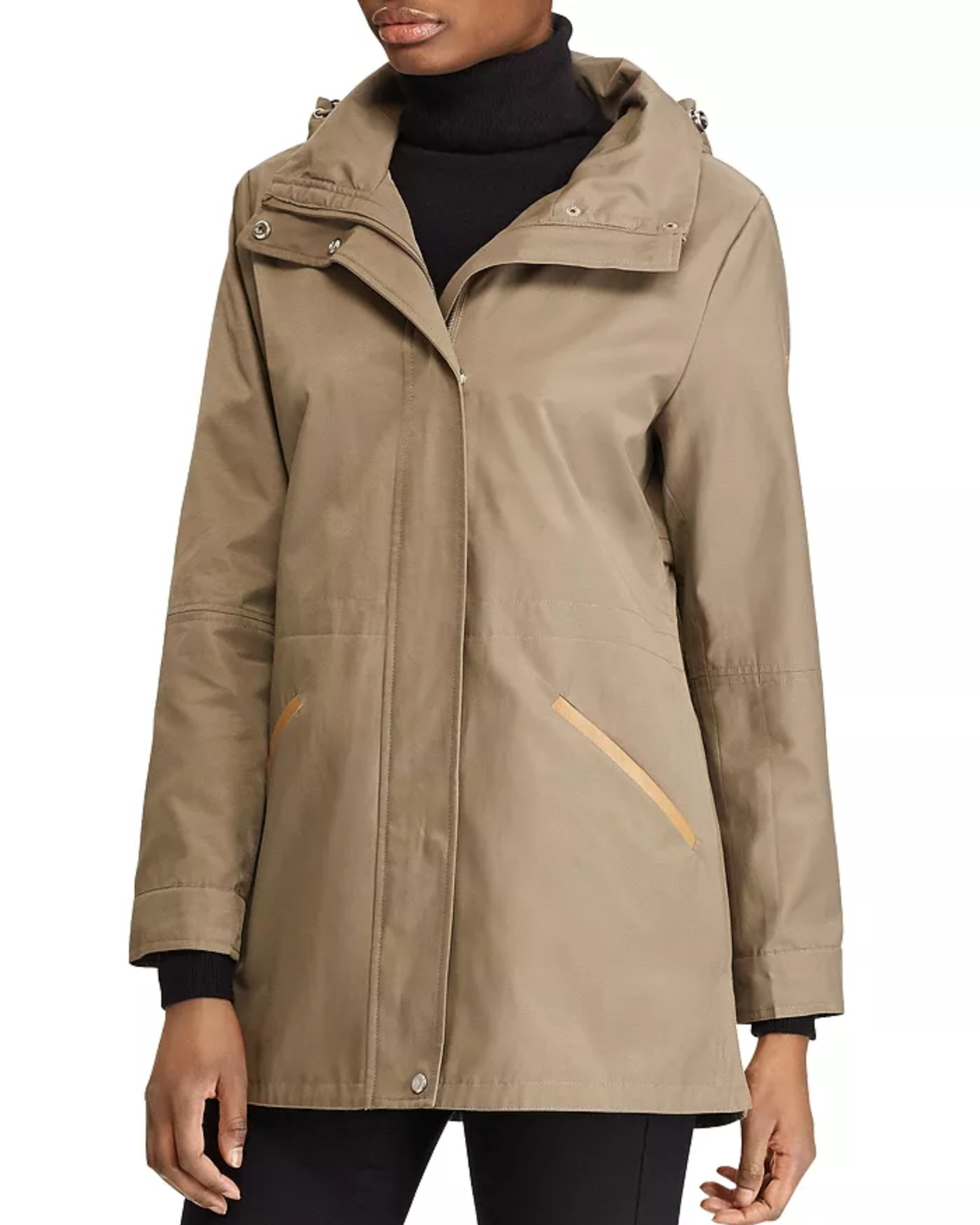 【Louren】standcollar check all in one Stand Collar Coat