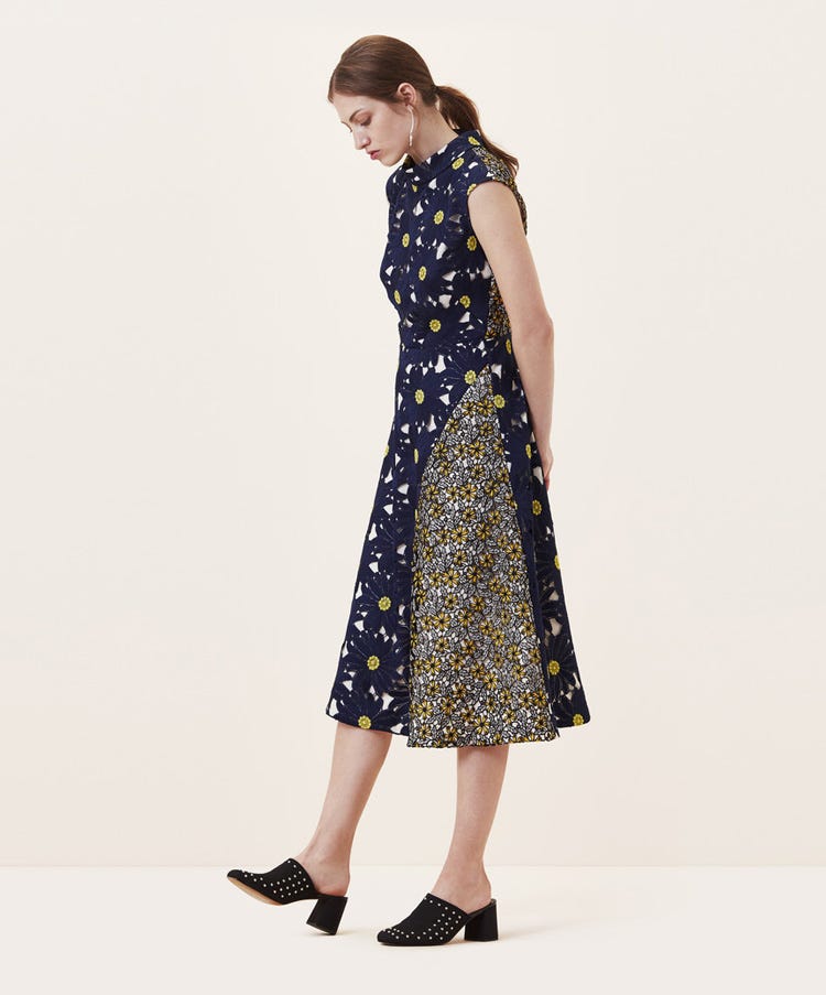 Finery London + Durham Mixed Daisy Lace Dress