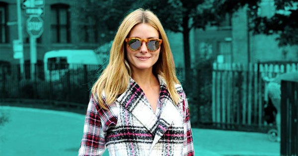 Veste à Carreaux Thakoon Portée Par Olivia Palermo - Taille L, Marque Zara, Occasion Très Bon état