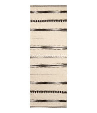 H&M + Patterned Cotton Rug