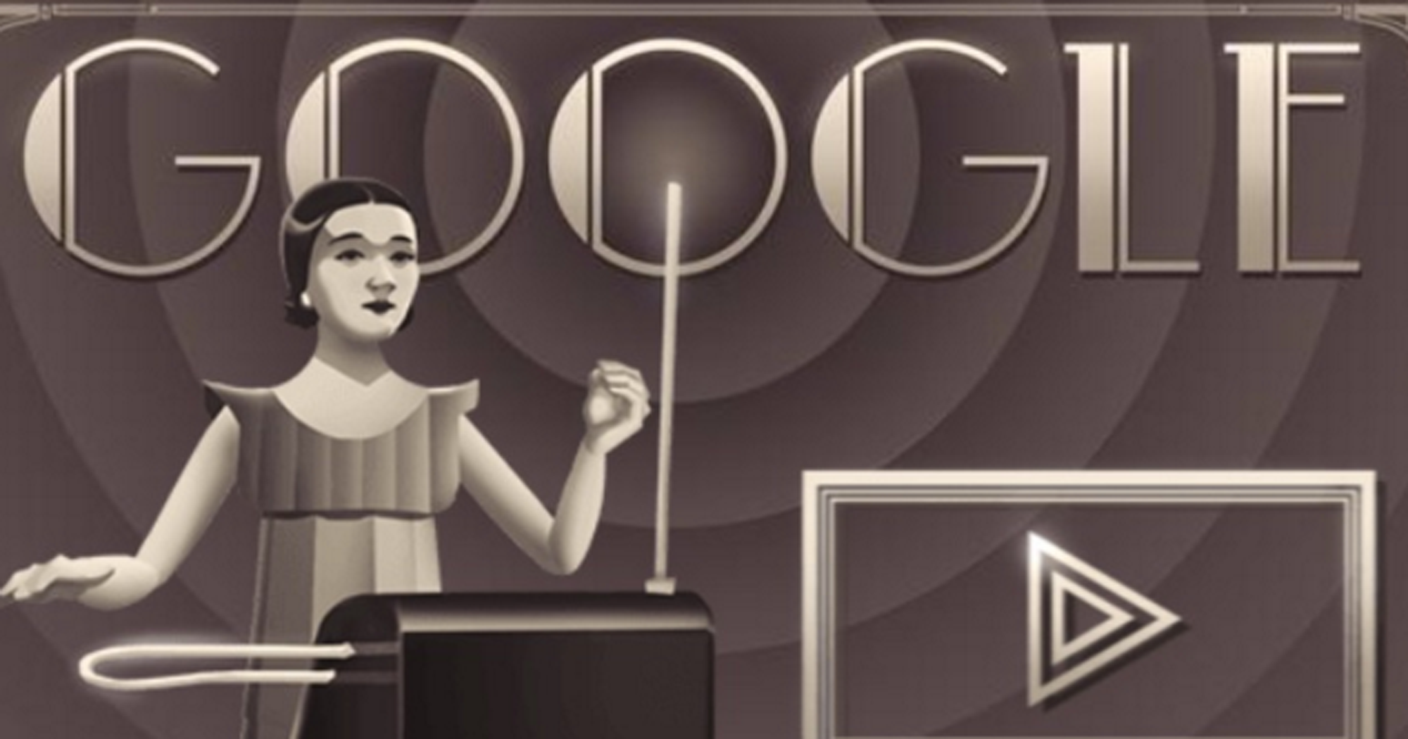 Google Doodle Clara Rockmore Theremin Instrument