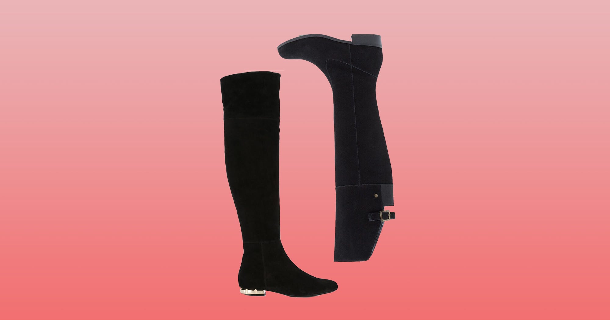 report over the knee boots
