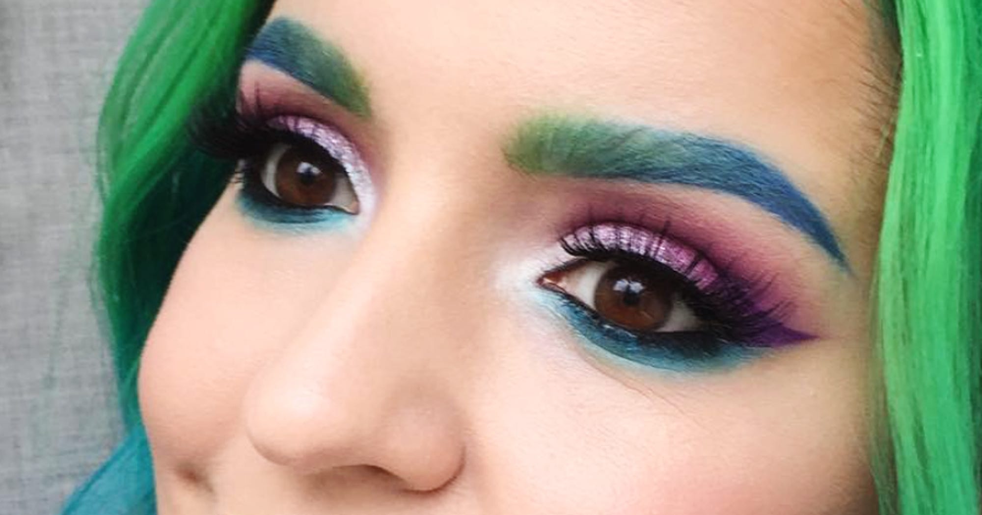 Rainbow Eyebrows Fashion Craze