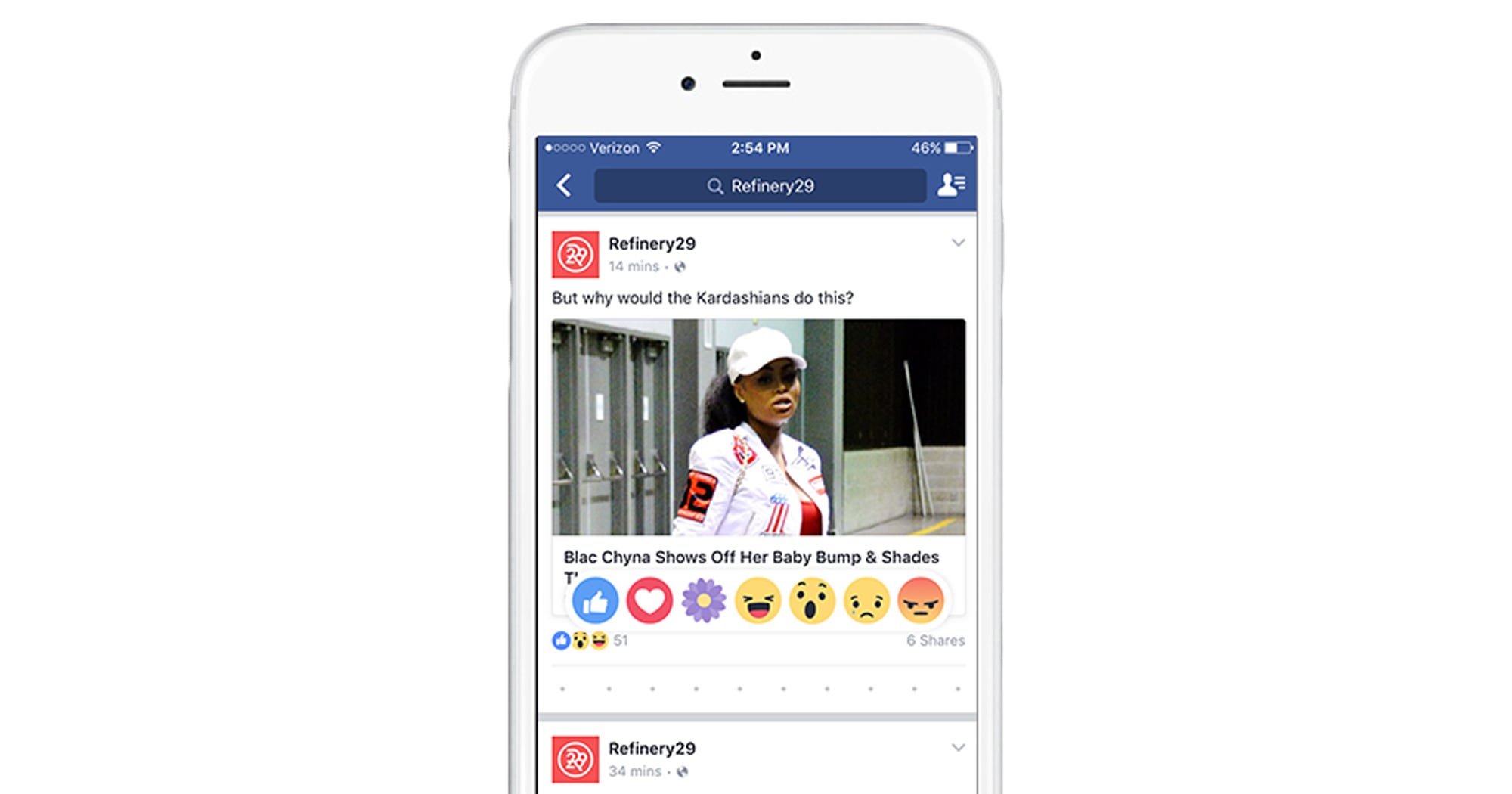 Facebook New Flower Reaction Mother's Day