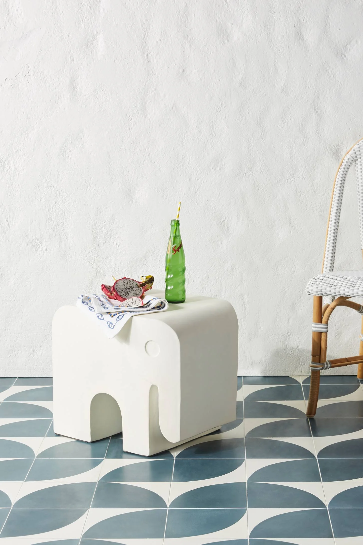 Anthropologie Elephant Indoor Outdoor Side Table
