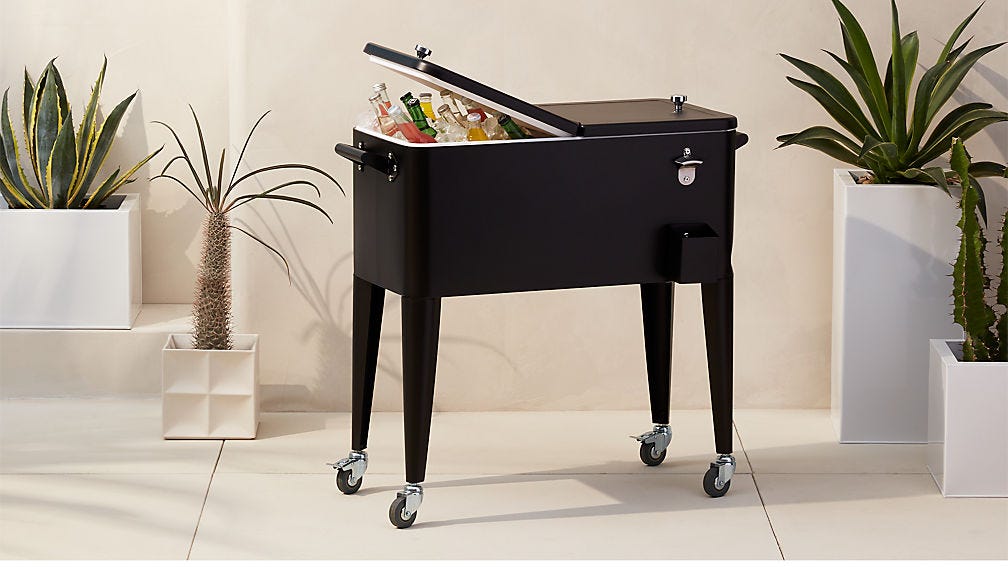 CB2 + Rolling Cooler