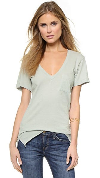 WILDFOX + Essential V-Neck Tee