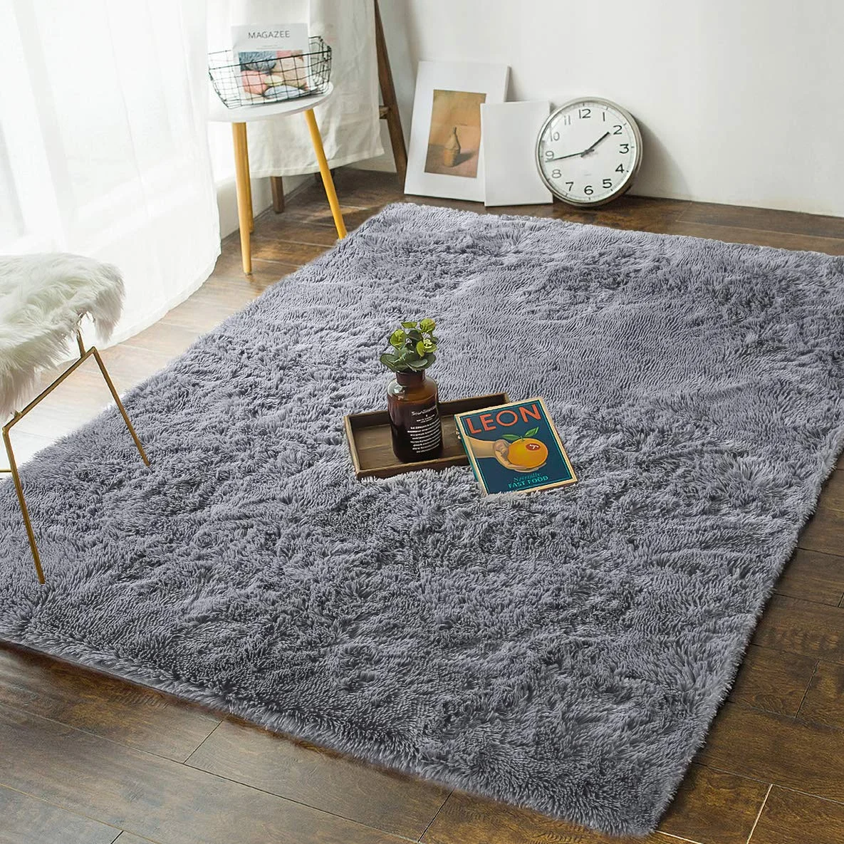 And Beyond Soft Bedroom Rugs 4 X 5 3 Gy Floor