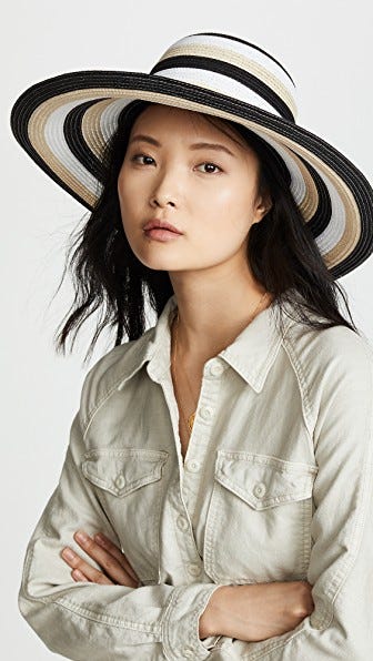 Kate Spade New York + Stripe Sunhat