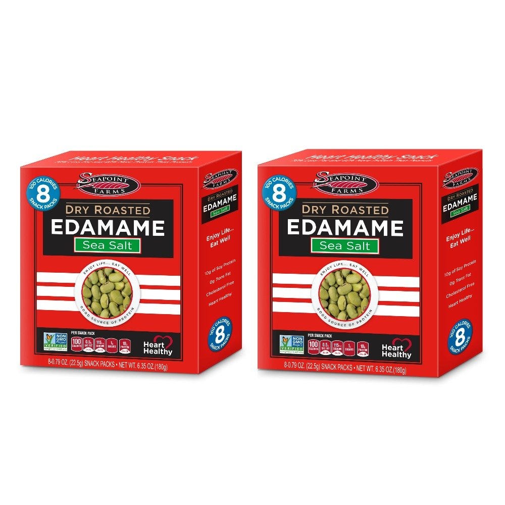 Seapoint Farms + Seapoint Farms Edamame Dry Roasted Lightly Salted, 8