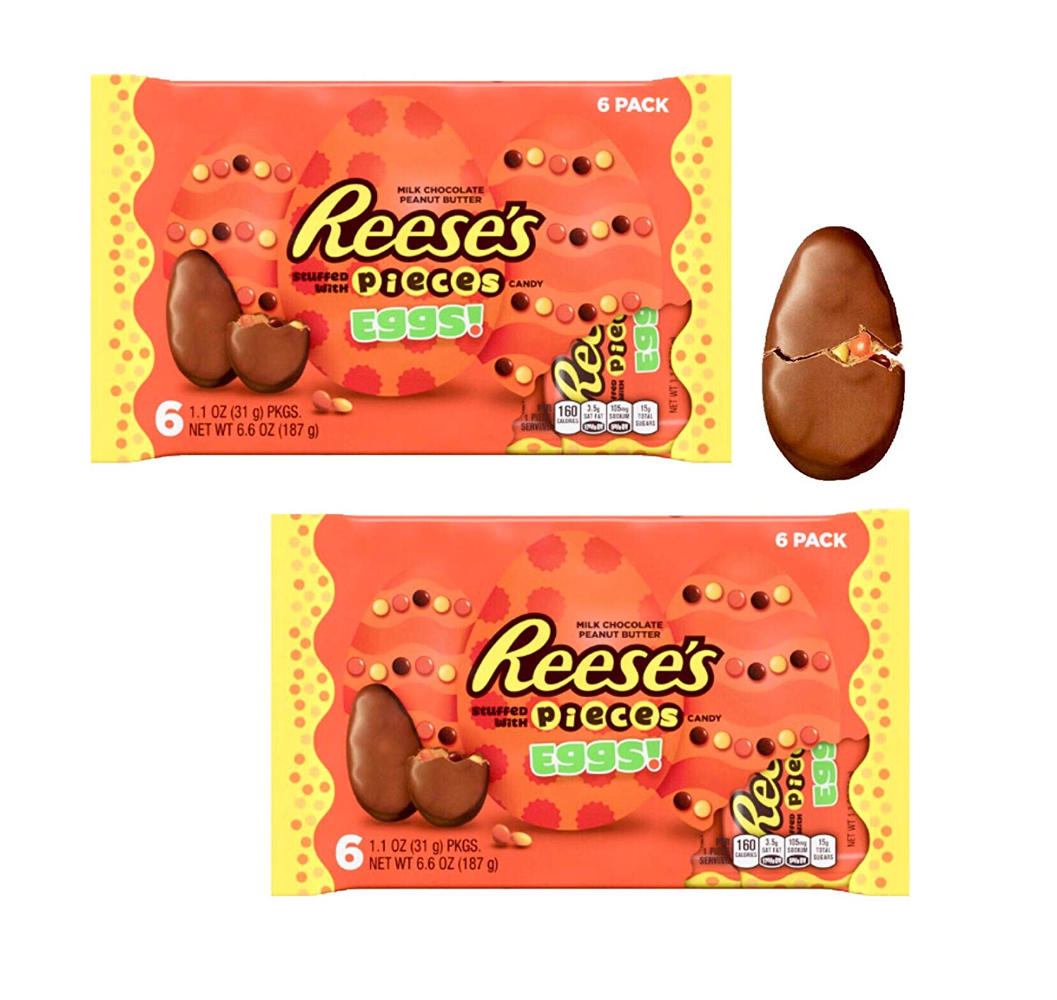 Reese’s + Easter Reese’s stuffed with Pieces Milk Chocolate Peanut