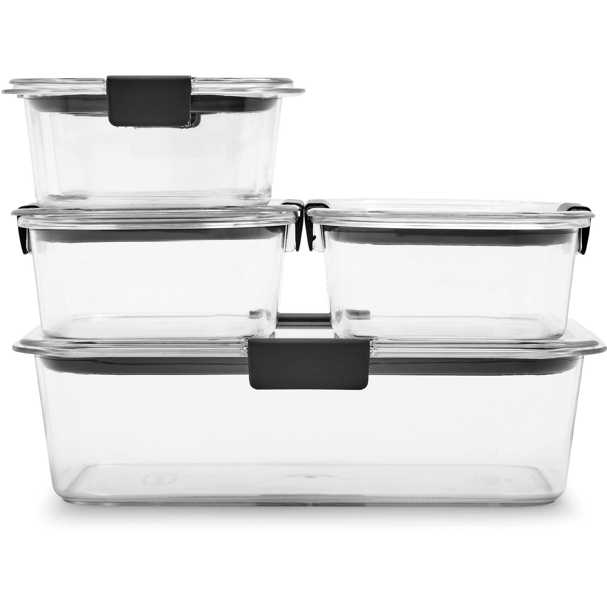 Rubbermaid + Brilliance Food Storage Container, 10Piece Set, Clear