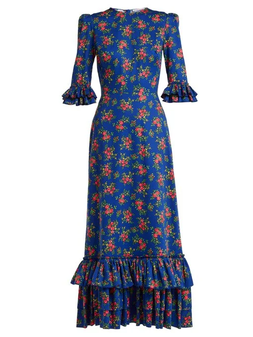 The Vampire’s Wife + Cinderella Gypsy-print Cotton Dress
