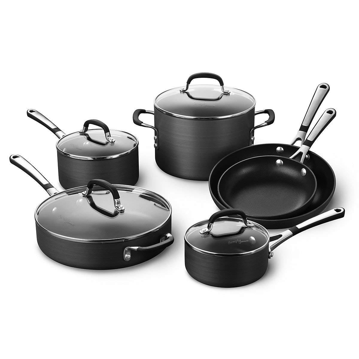 Calphalon + Nonstick 10 Piece Cookware Set