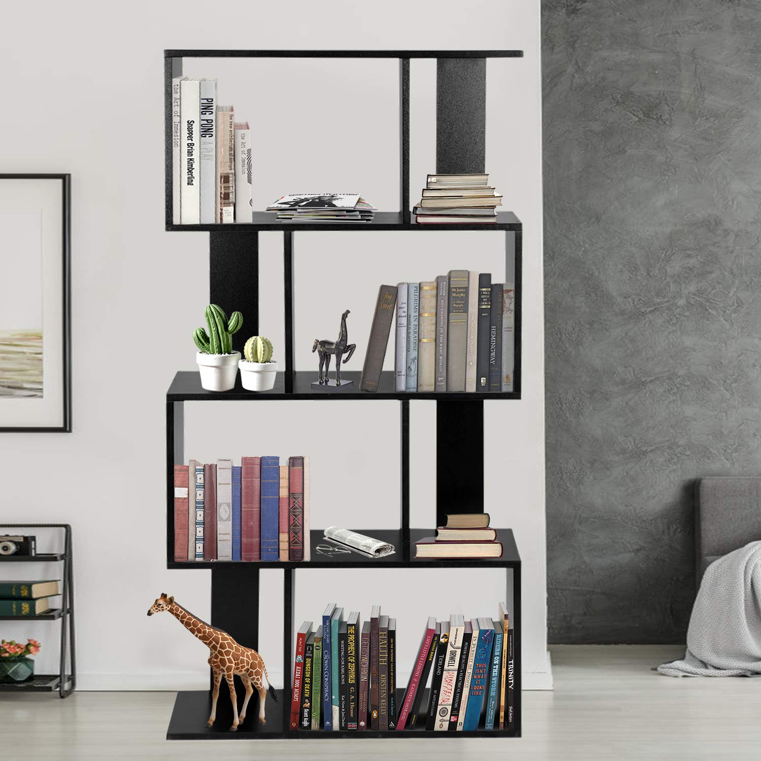 Joo Life + Asymmetrical Snaking Bookcase
