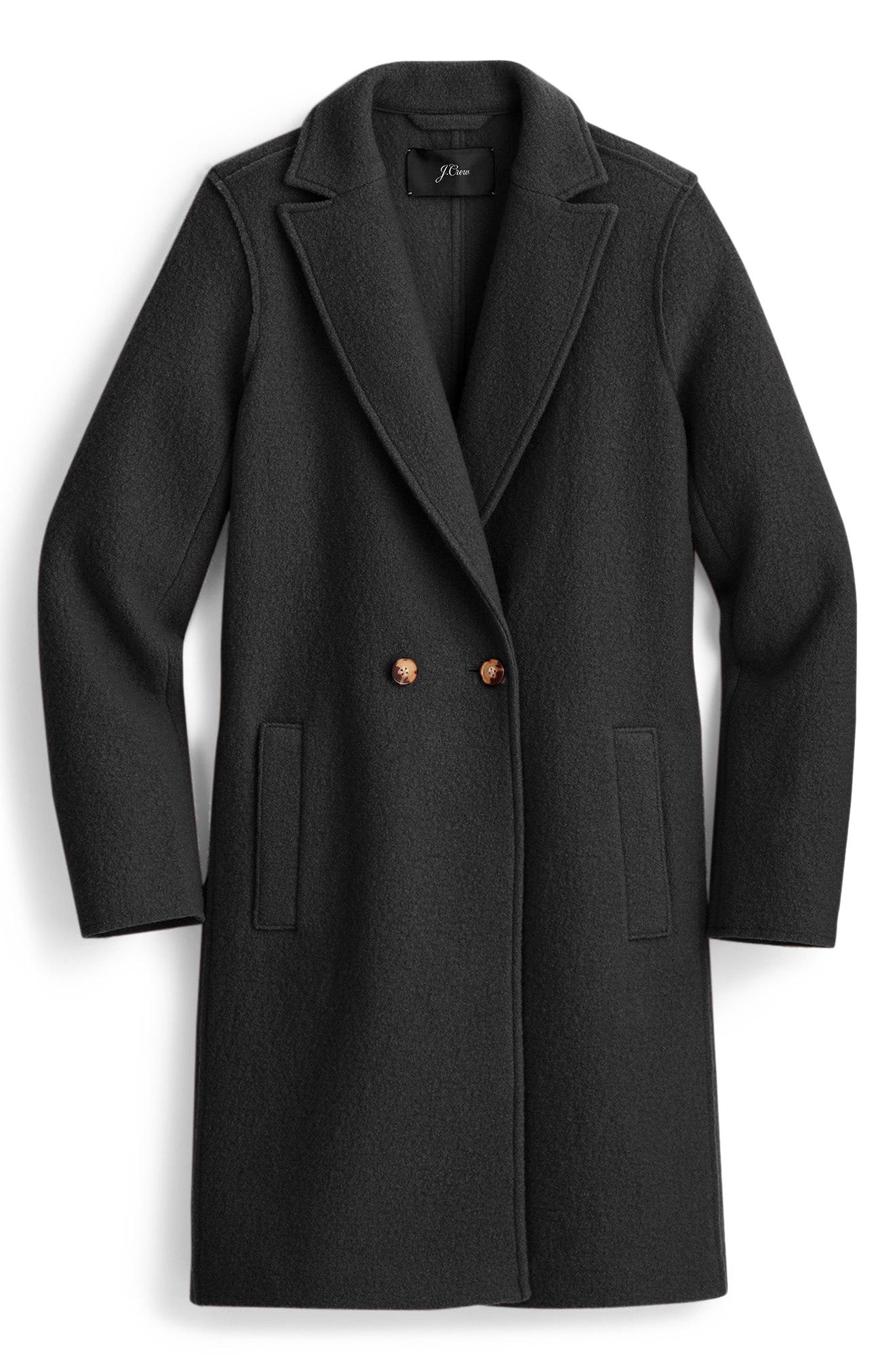 J.Crew + Daphne Boiled Wool Topcoat