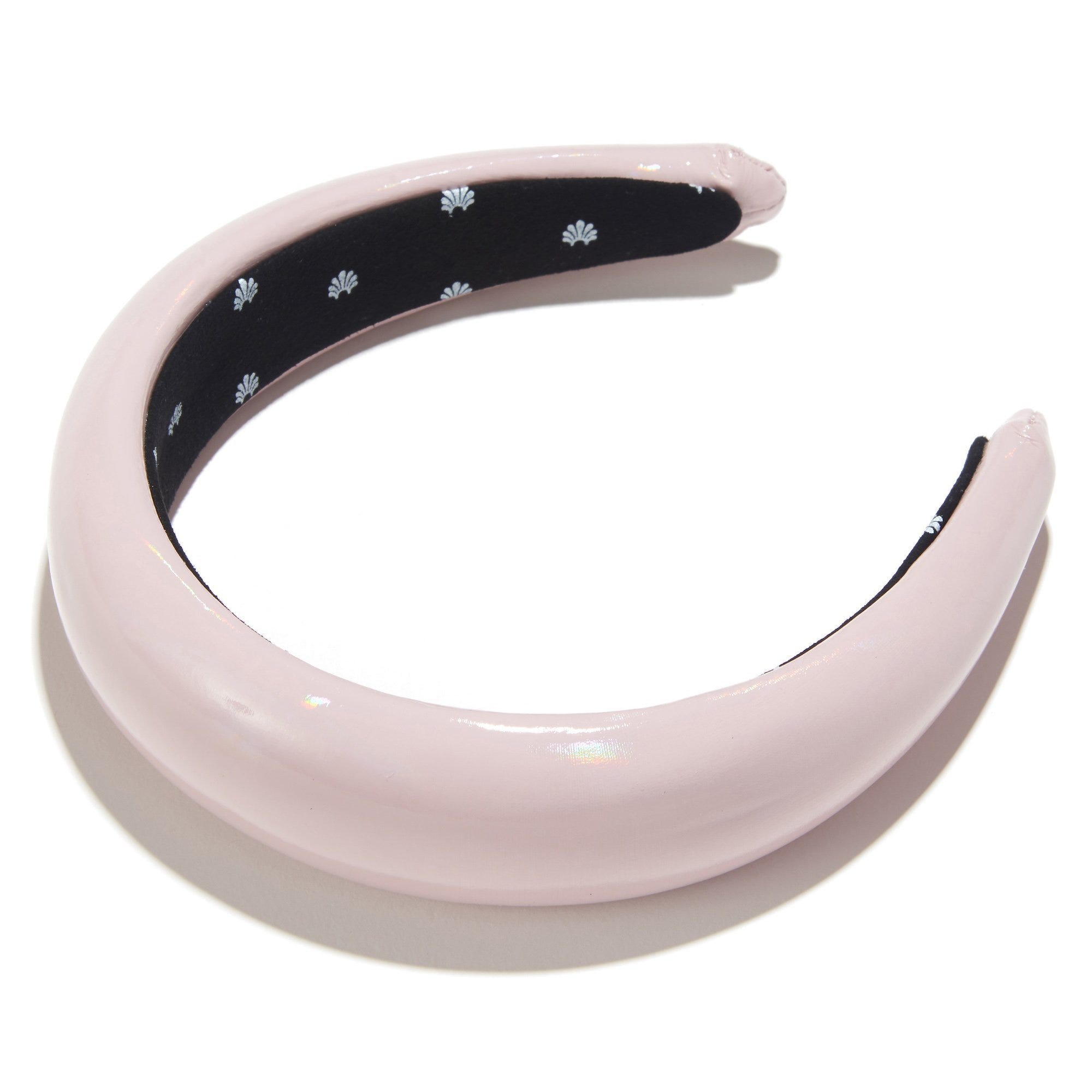 Lele Sadoughi + Glossy Blush Padded Headband