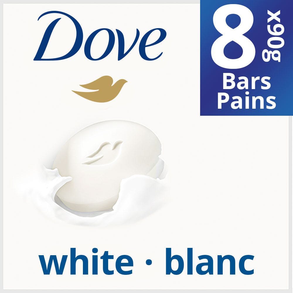 Dove + Dove® White Moisturizing Cream Beauty bar