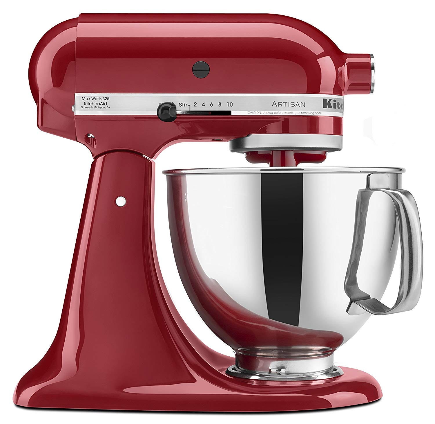 KitchenAid + Artisan TiltHead Stand Mixer with Pouring Shield, 5Quart