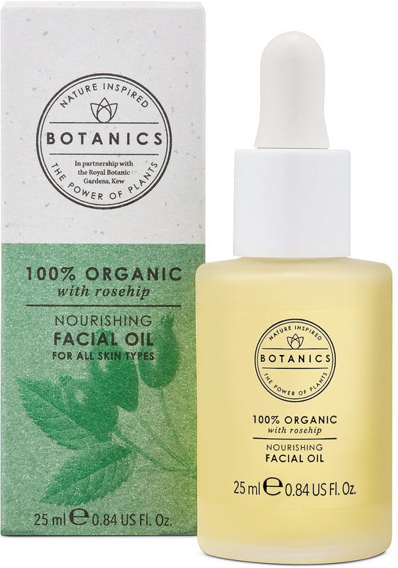 Botanics + 100 Organic Nourishing Facial Oil