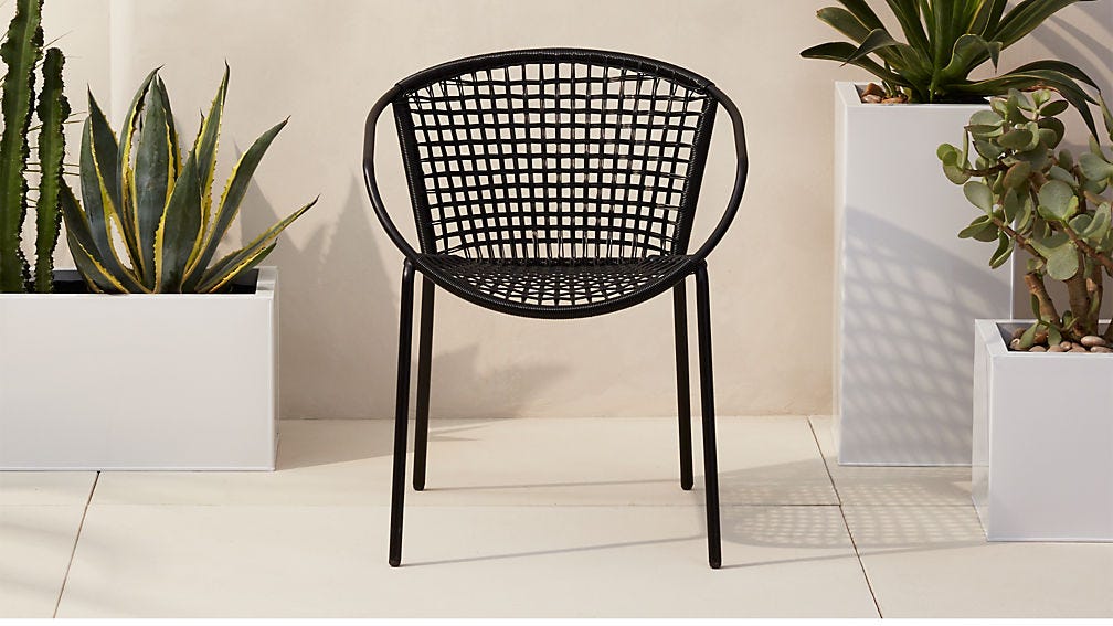 CB2 + Sophia Black Dining Chair