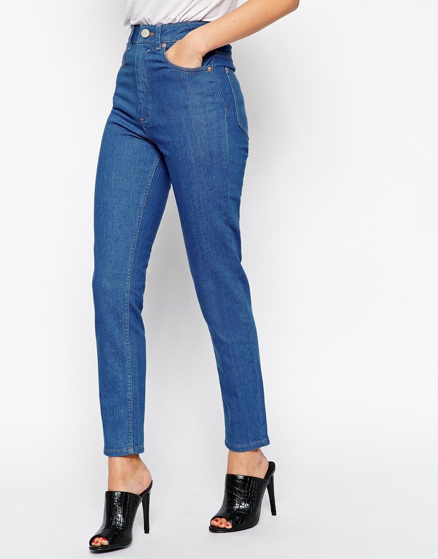 Slim Fit Farleigh Asos ASOS Farleigh High Waist Slim Mom Jeans In