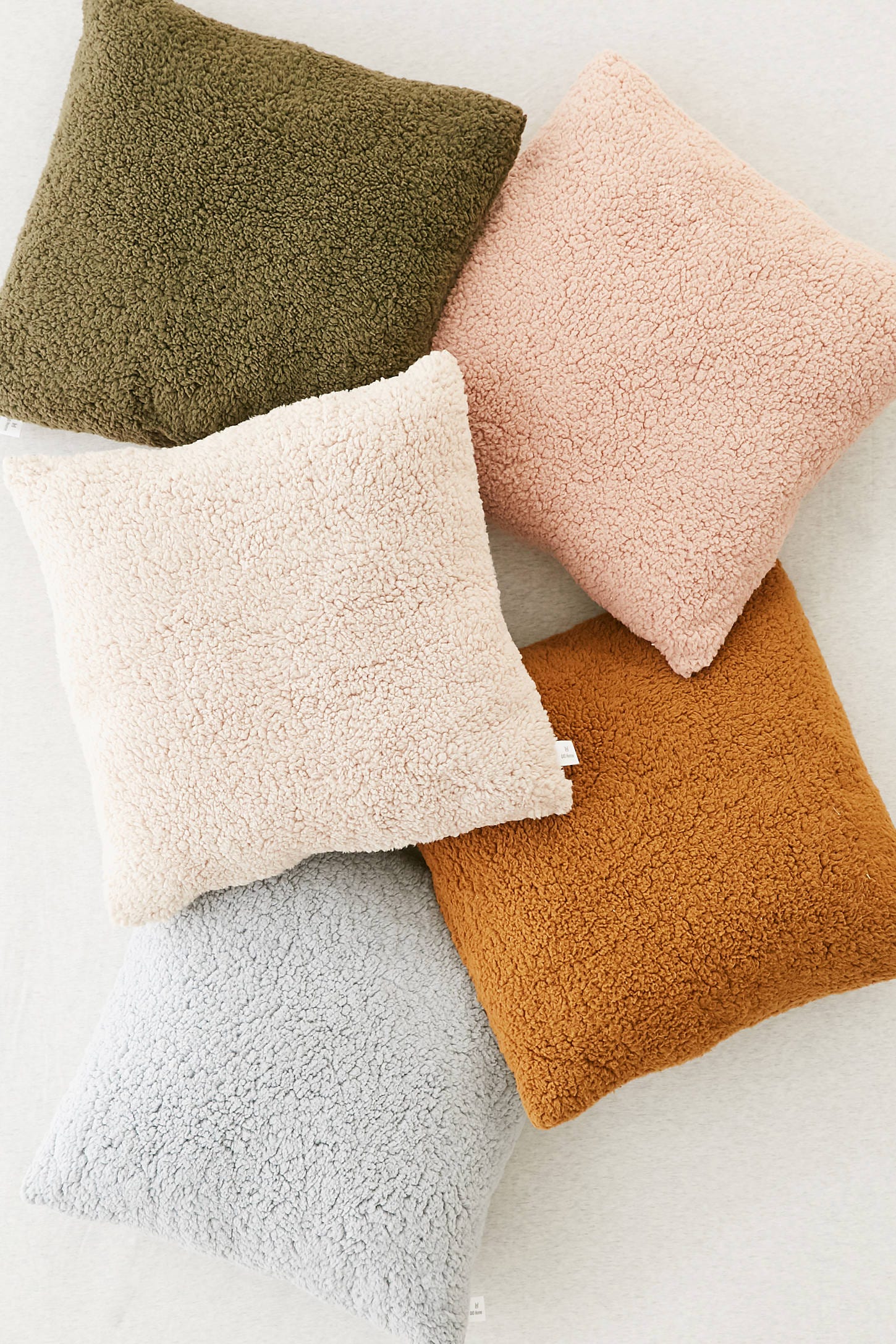 Urban Outfitters + Sherpa Fleece Throw Pillow