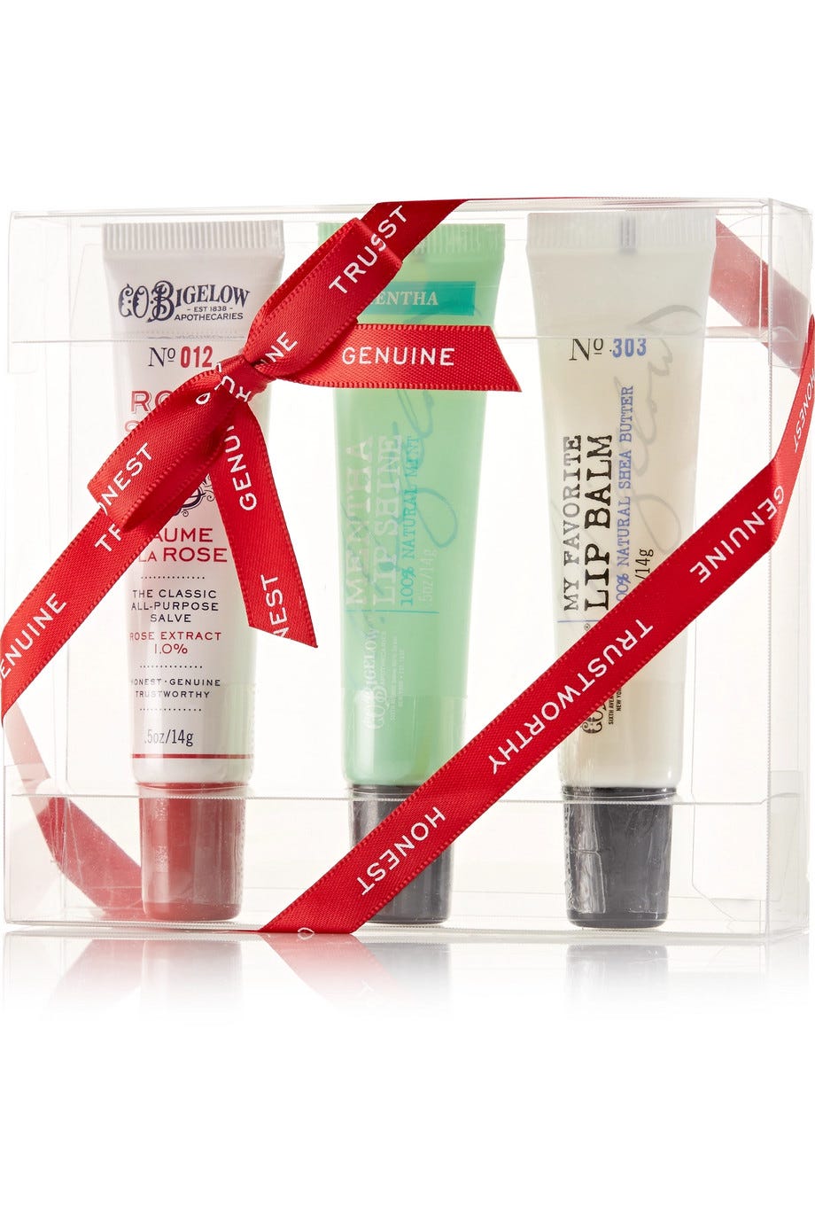 C.O. Bigelow + Rose Salve, Mentha Lip Shine and My Favorite Lip Balm Set