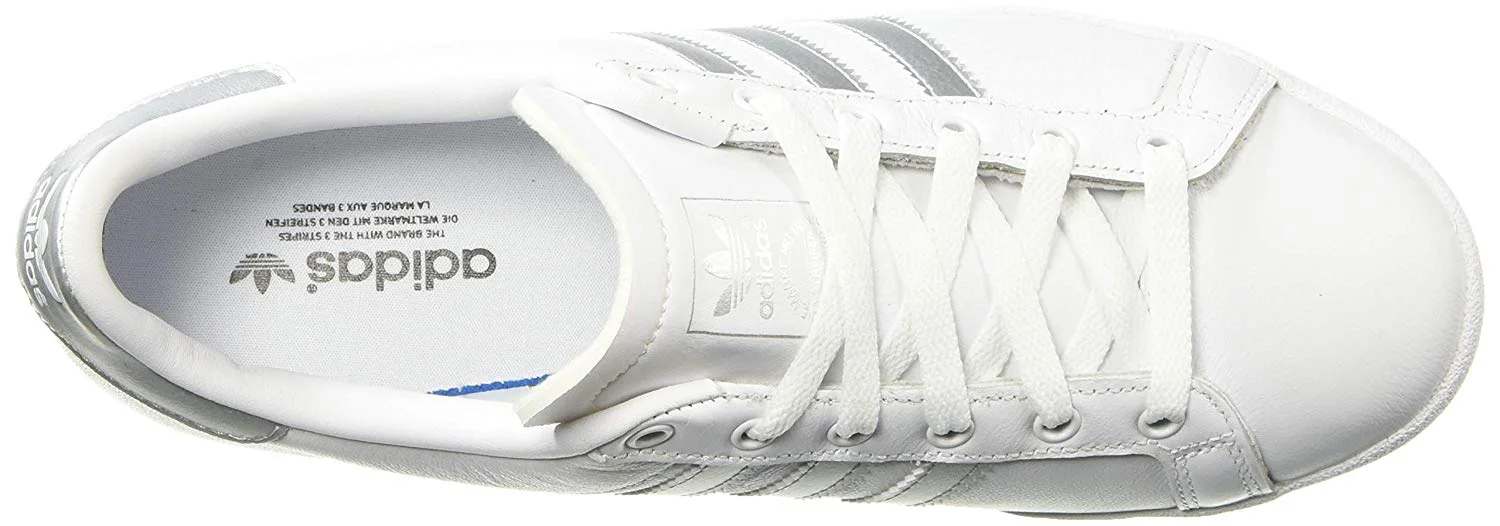 adidas gazelle silver green womens adidas Women's Grand Court 2.0 Sneakers | White/Black