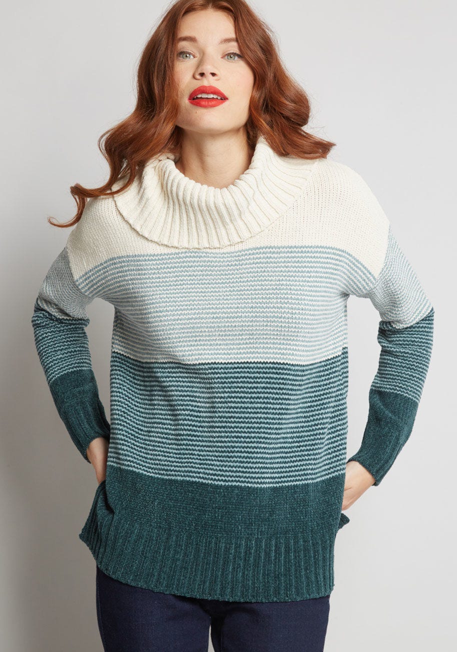 Modcloth Sweaters ModCloth + Play It Cowl Chenille Sweater
