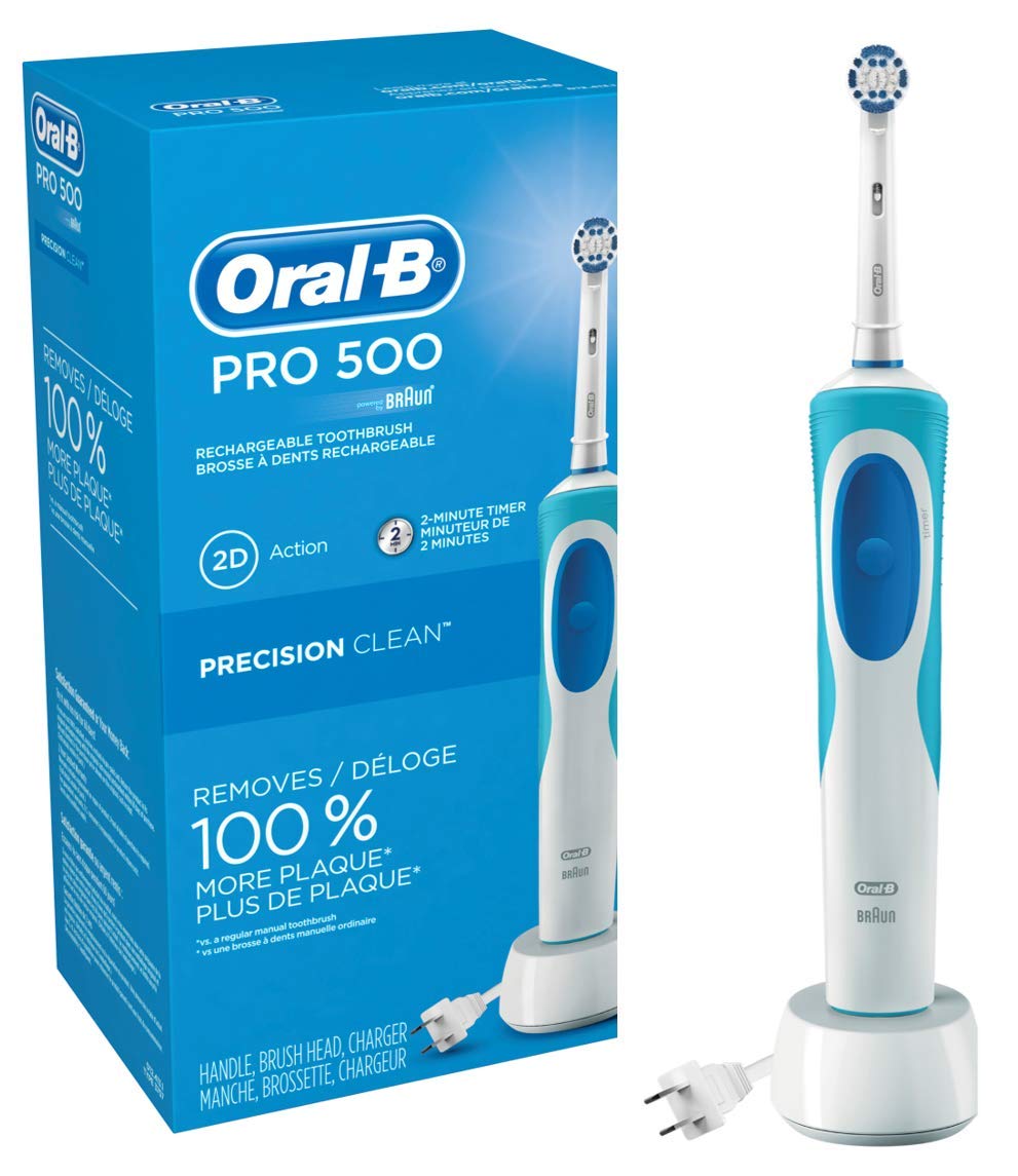 Oral B Pro 500 Electric Power Rechargeable Toothbrush