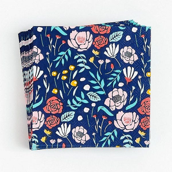 Paper Source + Night Meadow Floral Cocktail Napkin (20)