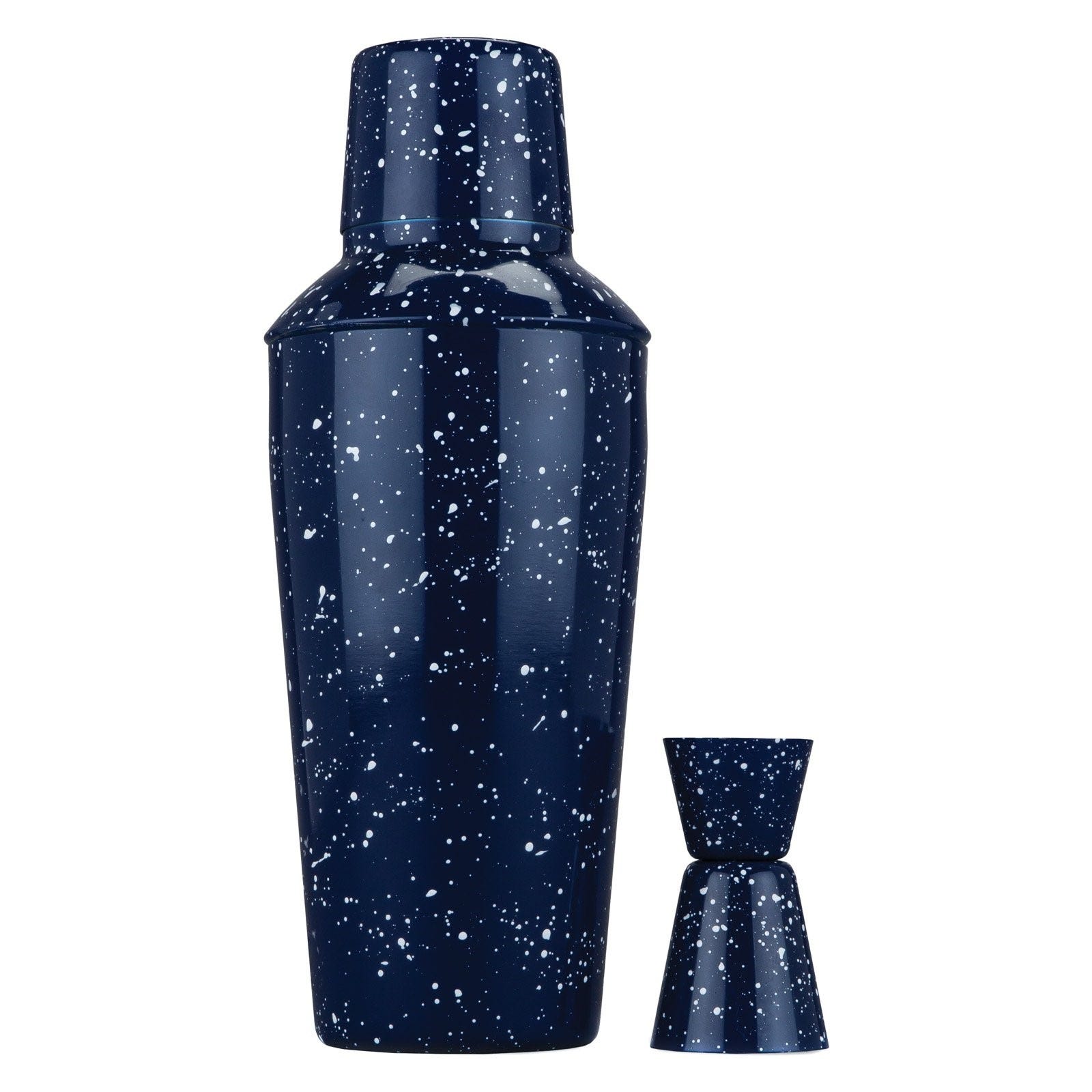 Foster & Rye + Enamel Cocktail Shaker and Jigger Set