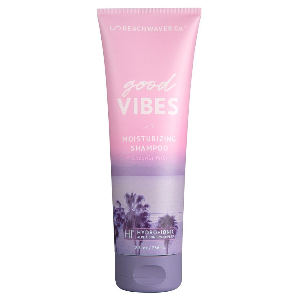 Beachwaver + Good Vibes Moisturizing Shampoo