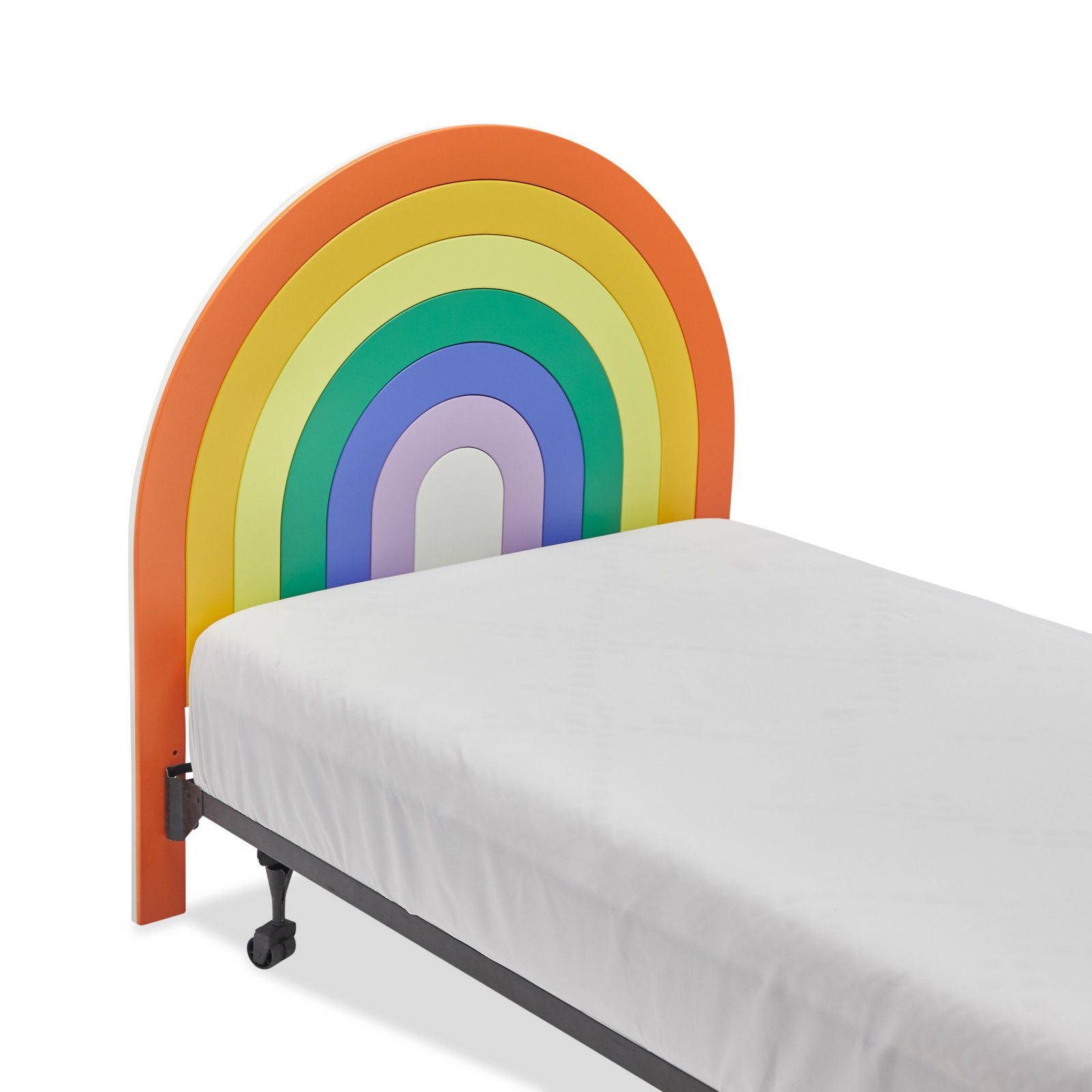Drew Barrymore Flower Kids + Rainbow Wood Headboard