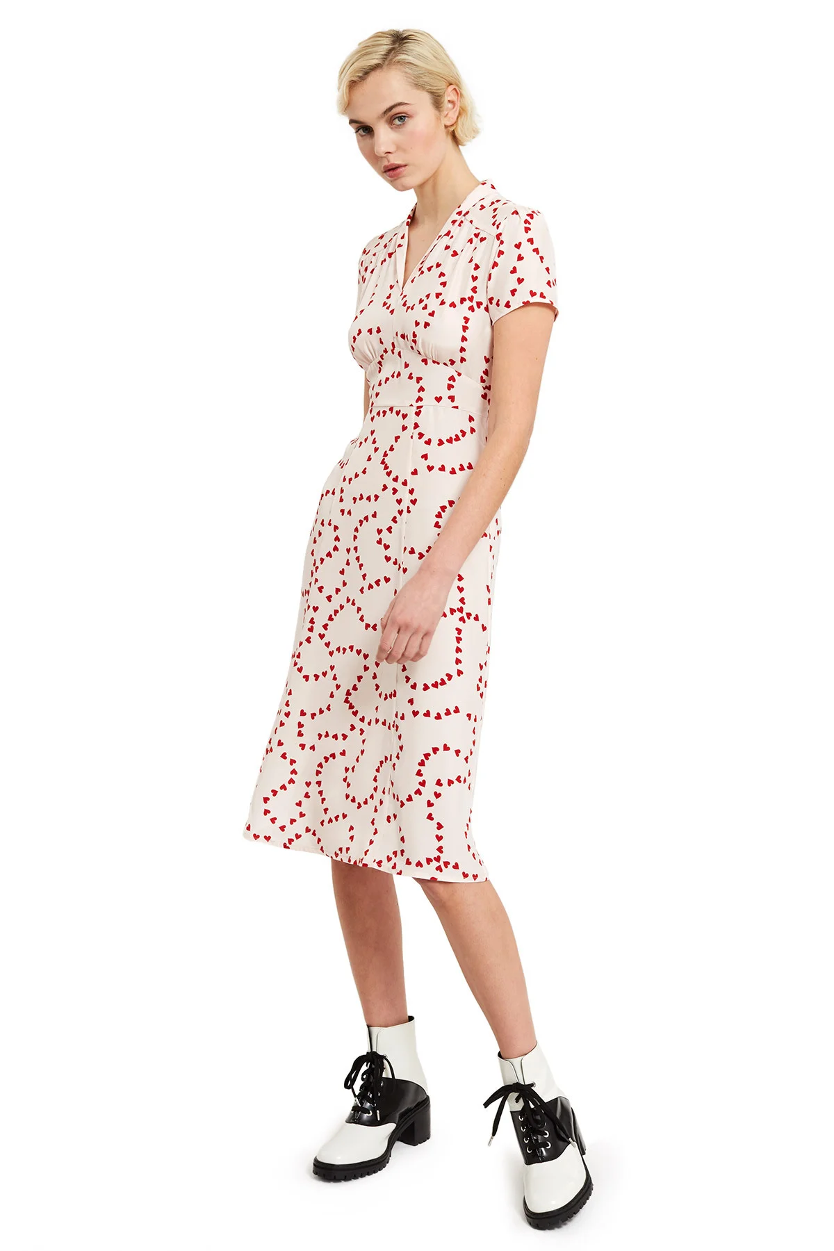 HVN + HVN String of Hearts Morgan Dress HVN + HVN String of Hearts Morgan Dress