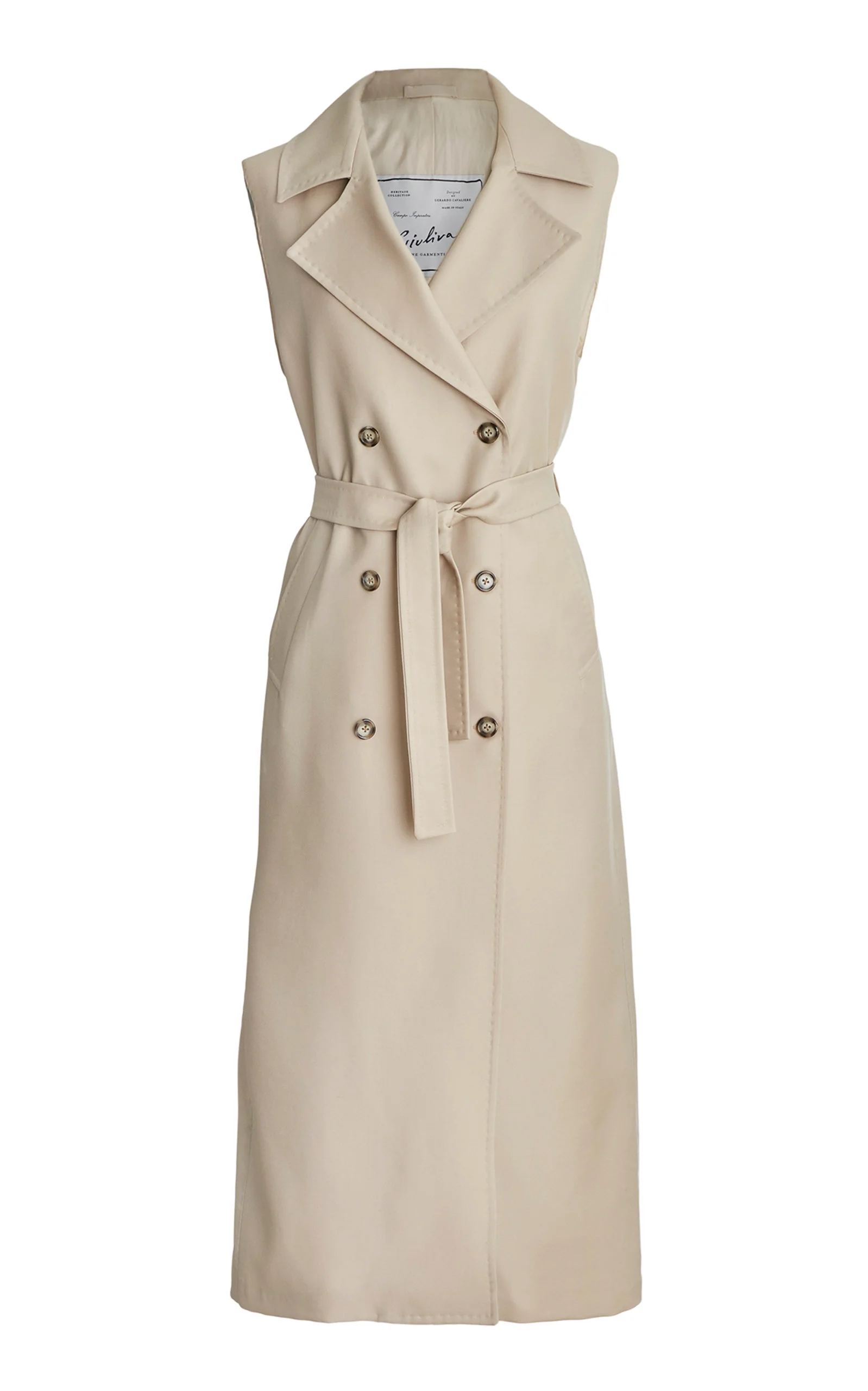 Giuliva Heritage Collection + Sleeveless Trench Dress
