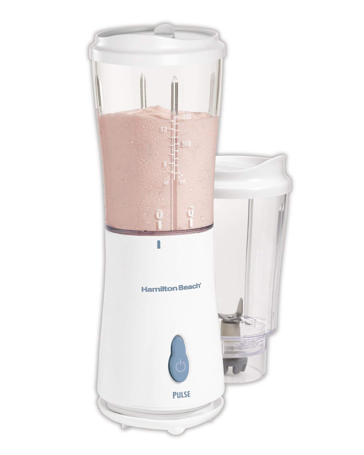 Hamilton Beach + Personal Single Serve Blender with 2 Jars and 2 Lids