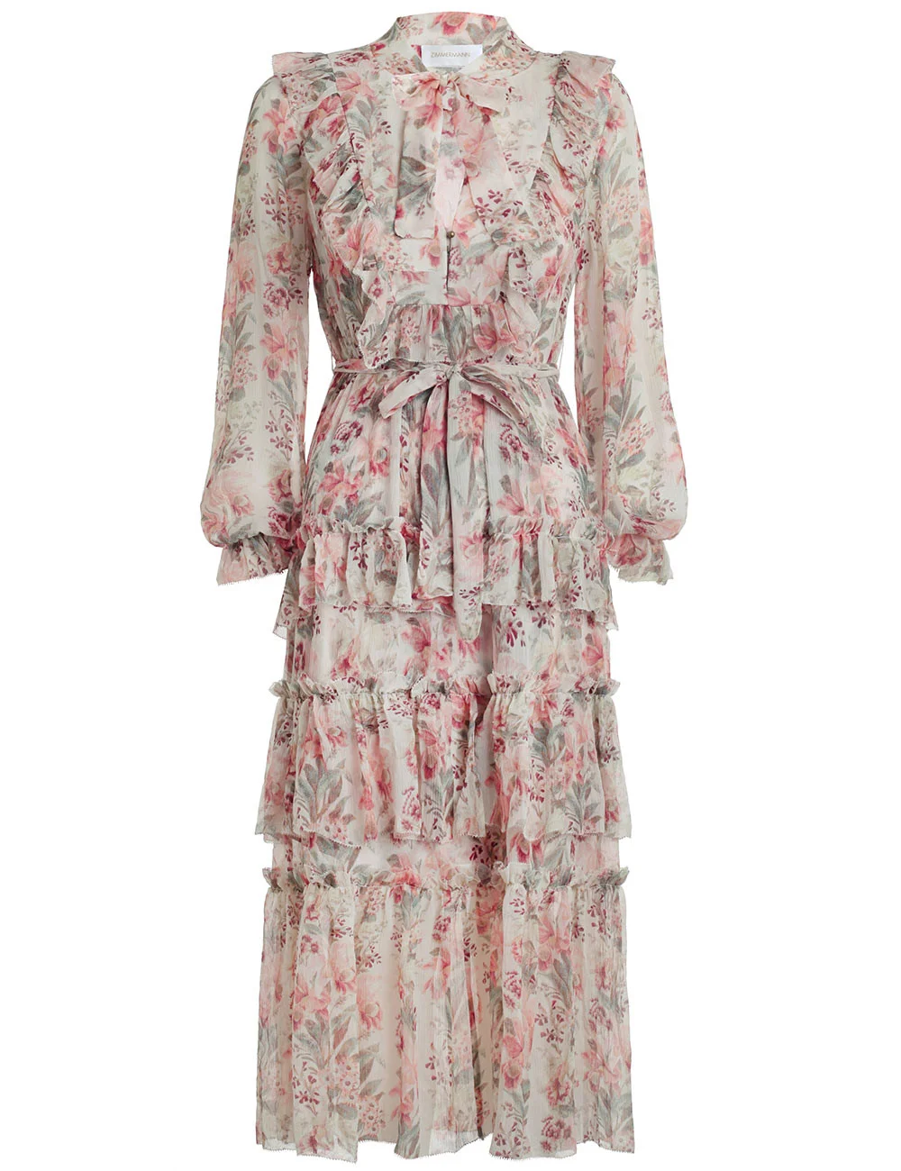 Zimmermann + Folly Neck Tie Dress