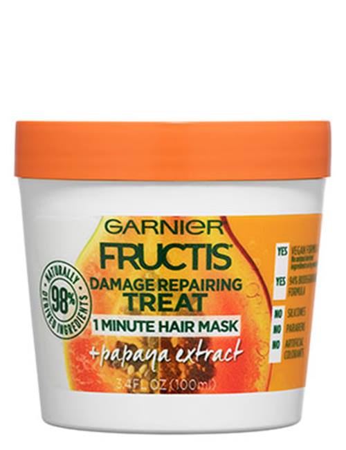 Garnier + Damage Repairing Treat 1 Minute Hair Mask