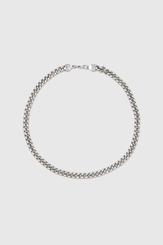 Zara + Thick Metal Chain Necklace