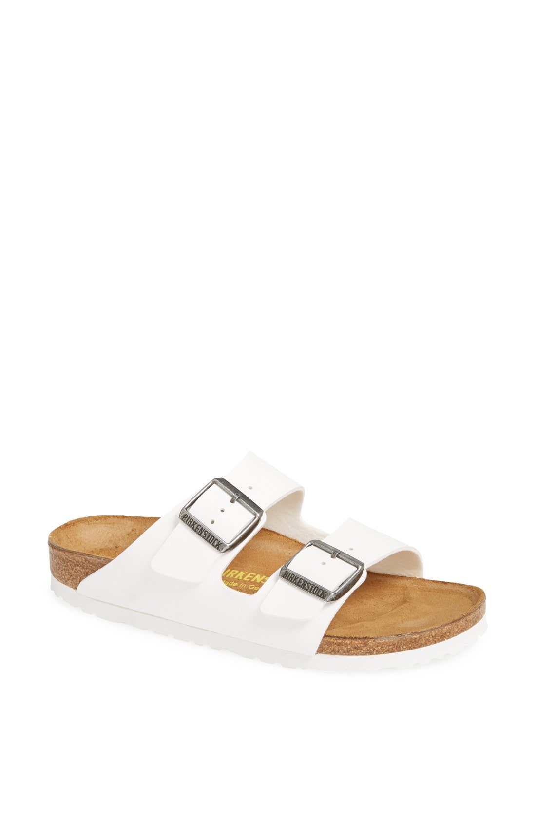 Birkenstock + âArizonaâ White Birko-Flor Sandal
