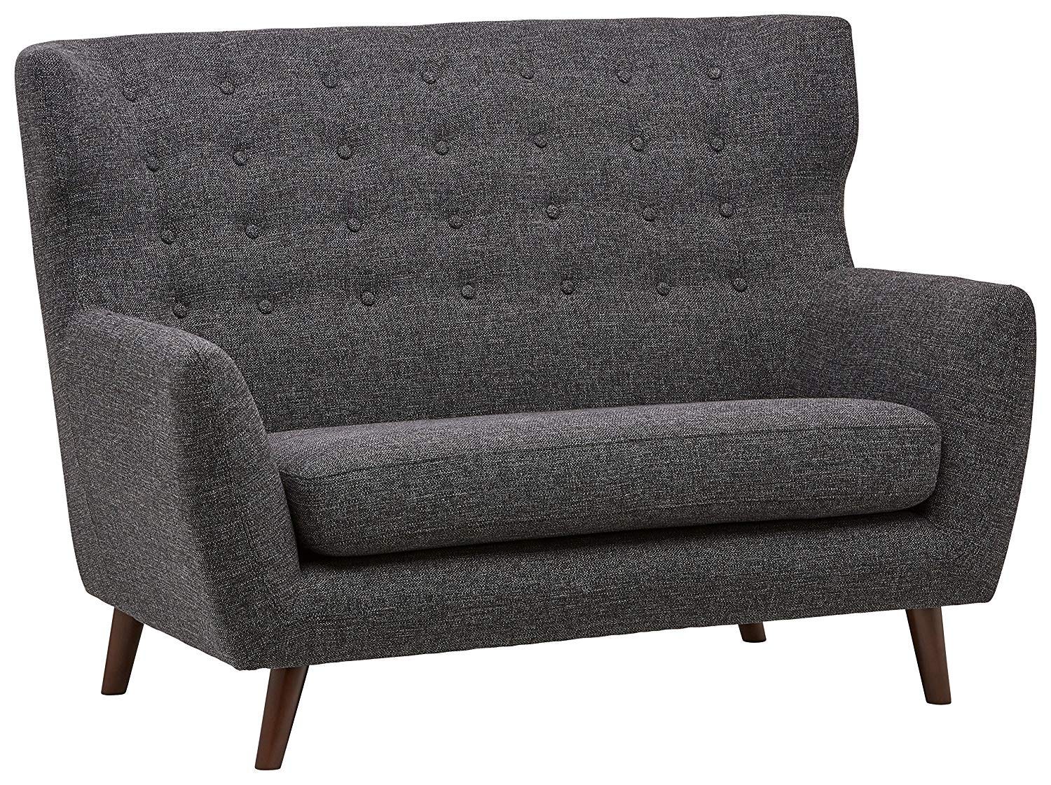 Rivet + Hawthorne MidCentury Tufted Modern Loveseat