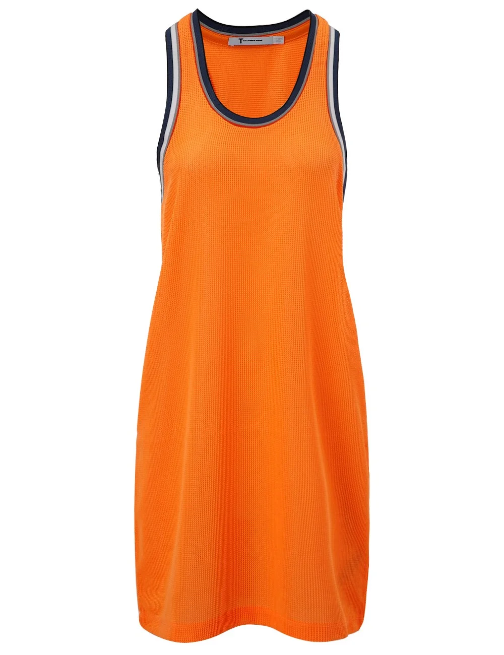 knee length dresses for ladies Alexander Wang Runway Bi Color Mesh Tee Sneaker Collection Dress neon –  Priscilla Posh main image 0