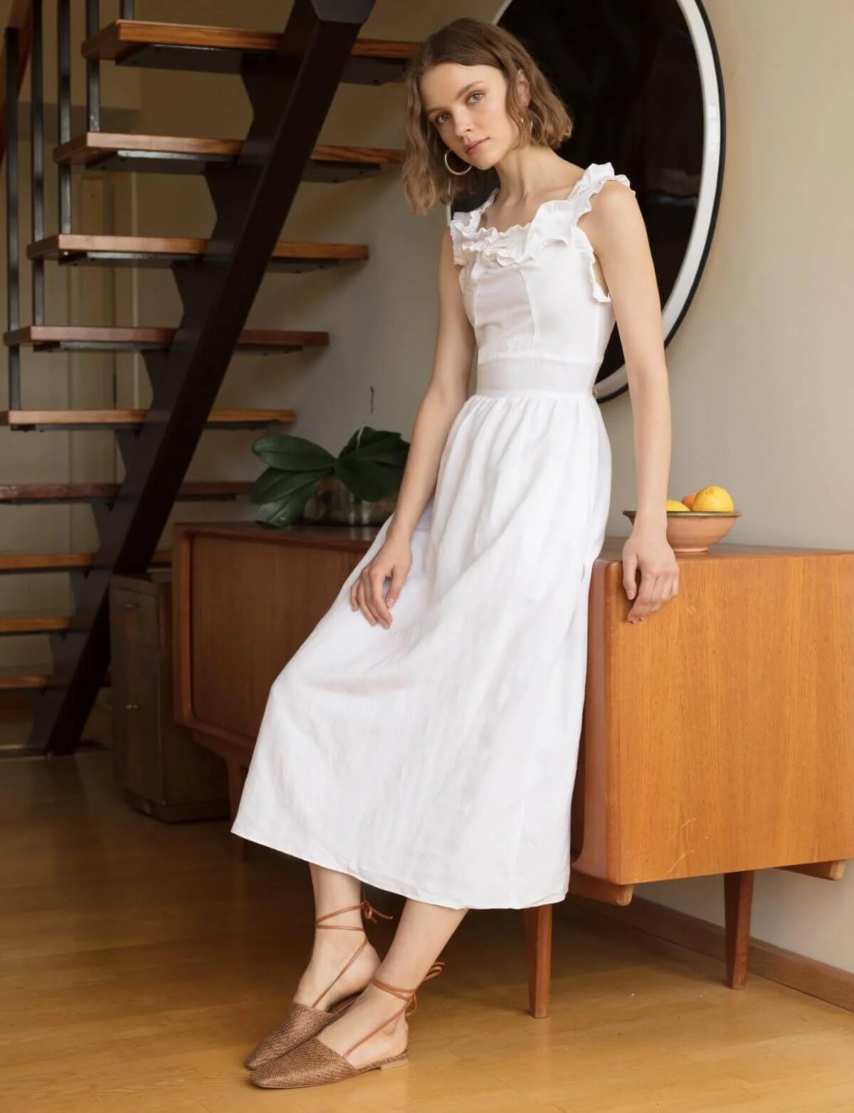 women's elegant midi dress Women's Elegant Evening Party Wedding Square Neck A-Line Midi Dress