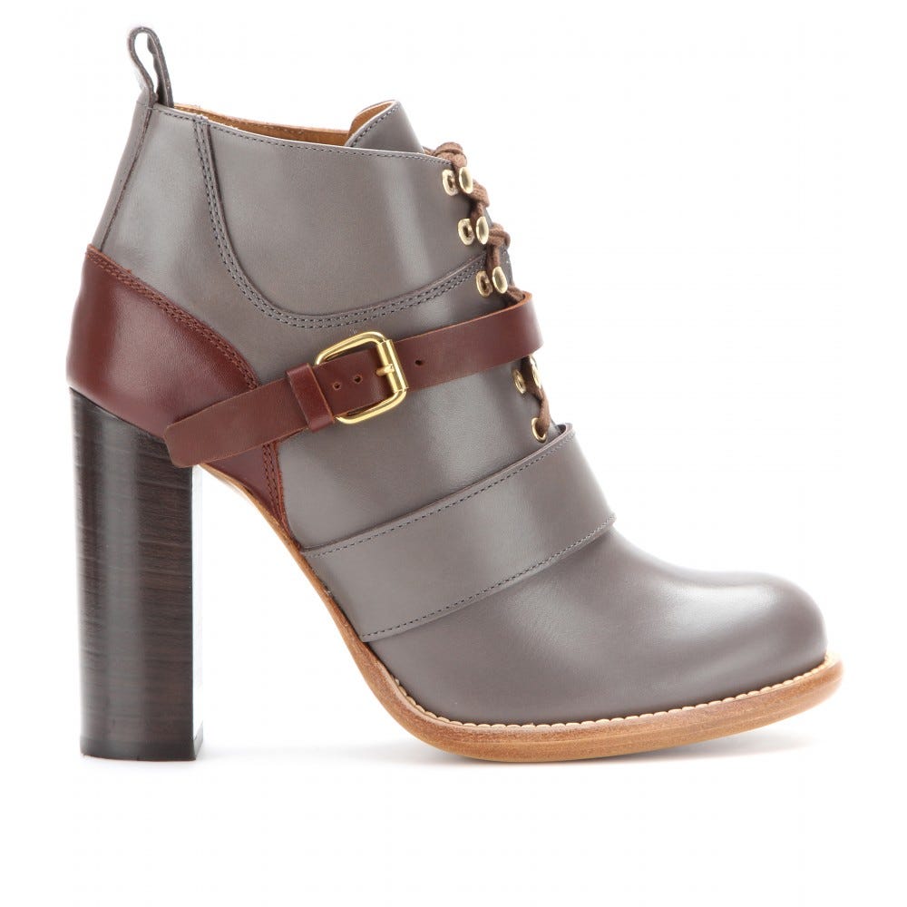 Bernie Leather Ankle Boots